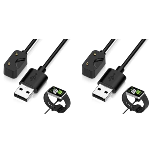 ZORBES® USB Charger for Samsung Galaxy Fit 3 1.6 Inch Display Replacement 3.3ft Charging Cable Dual Pin Magnetic for Fit3 2PCS ZORBES® USB Charger for Samsung Galaxy Fit 3 1.6 Inch Display Replacement 3.3ft Charging Cable Dual Pin Magnetic for Fit3 2PCS